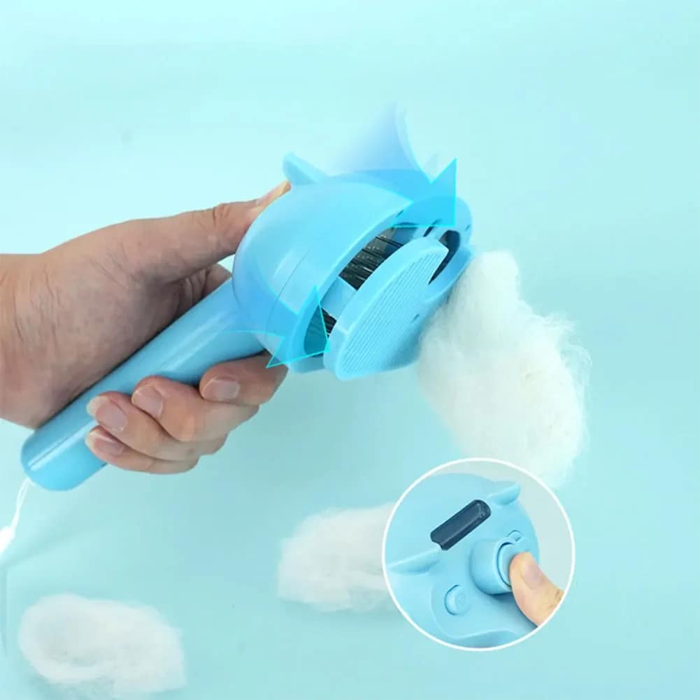 Brosse autonettoyante pour animaux – Élimine efficacement les poils – Image 4