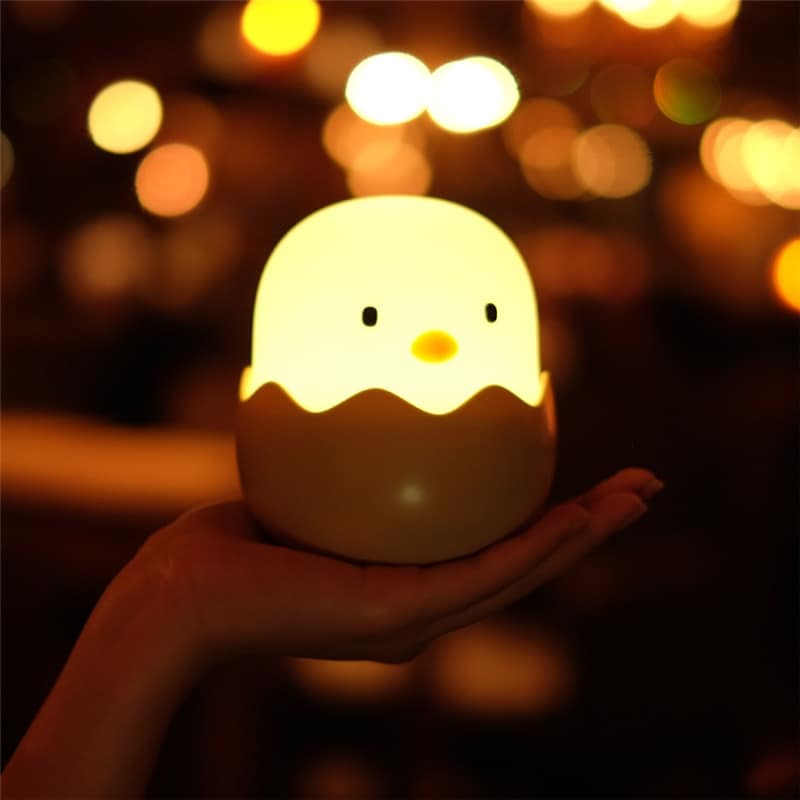 Veilleuse œuf LED pour enfants – Lumière douce rechargeable – Image 3