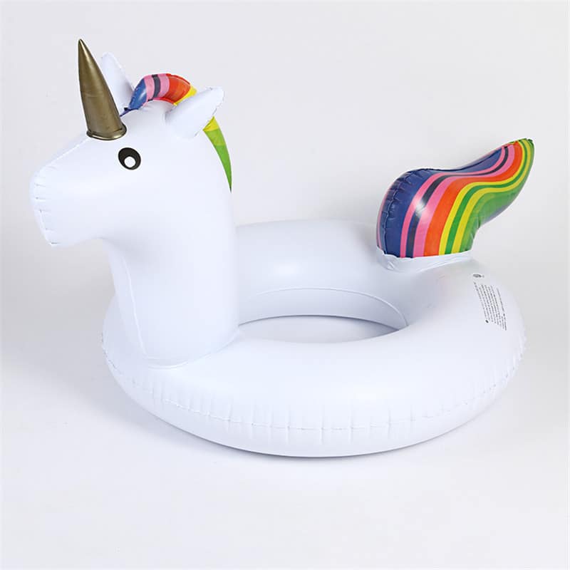 Bouée licorne géante gonflable - 120 CM