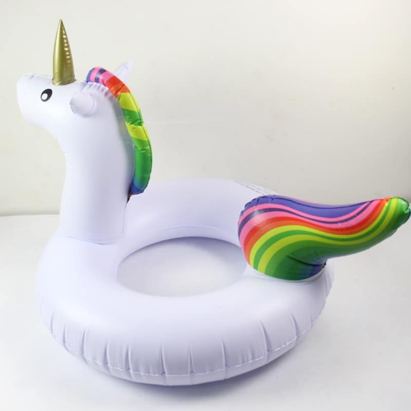 Bouée licorne géante gonflable - 120 CM – Image 4